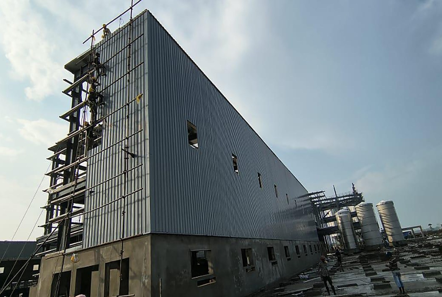 Process Block Cladding - Side Elevation
