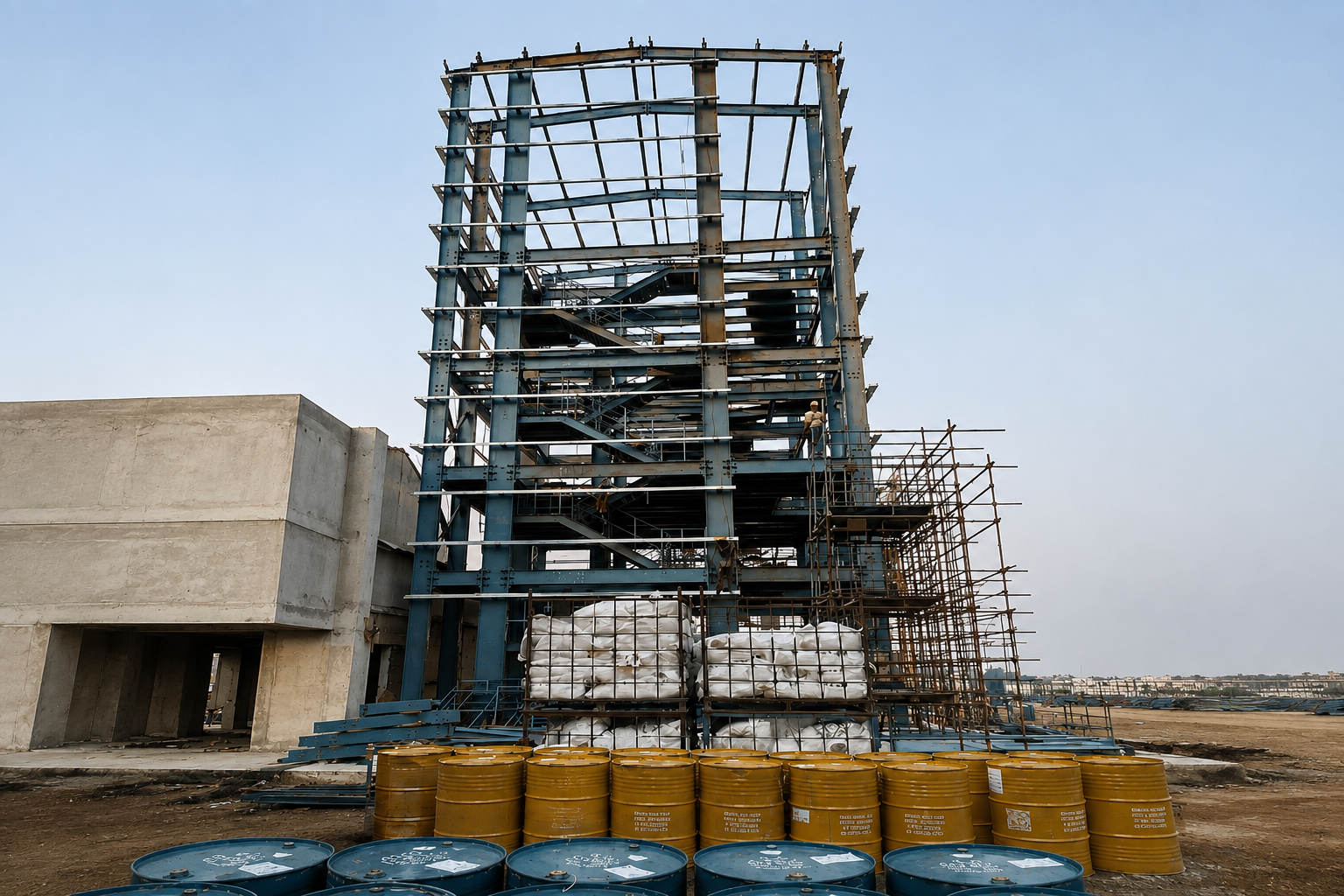 Industrial Plant with Clear Height 21.2 M