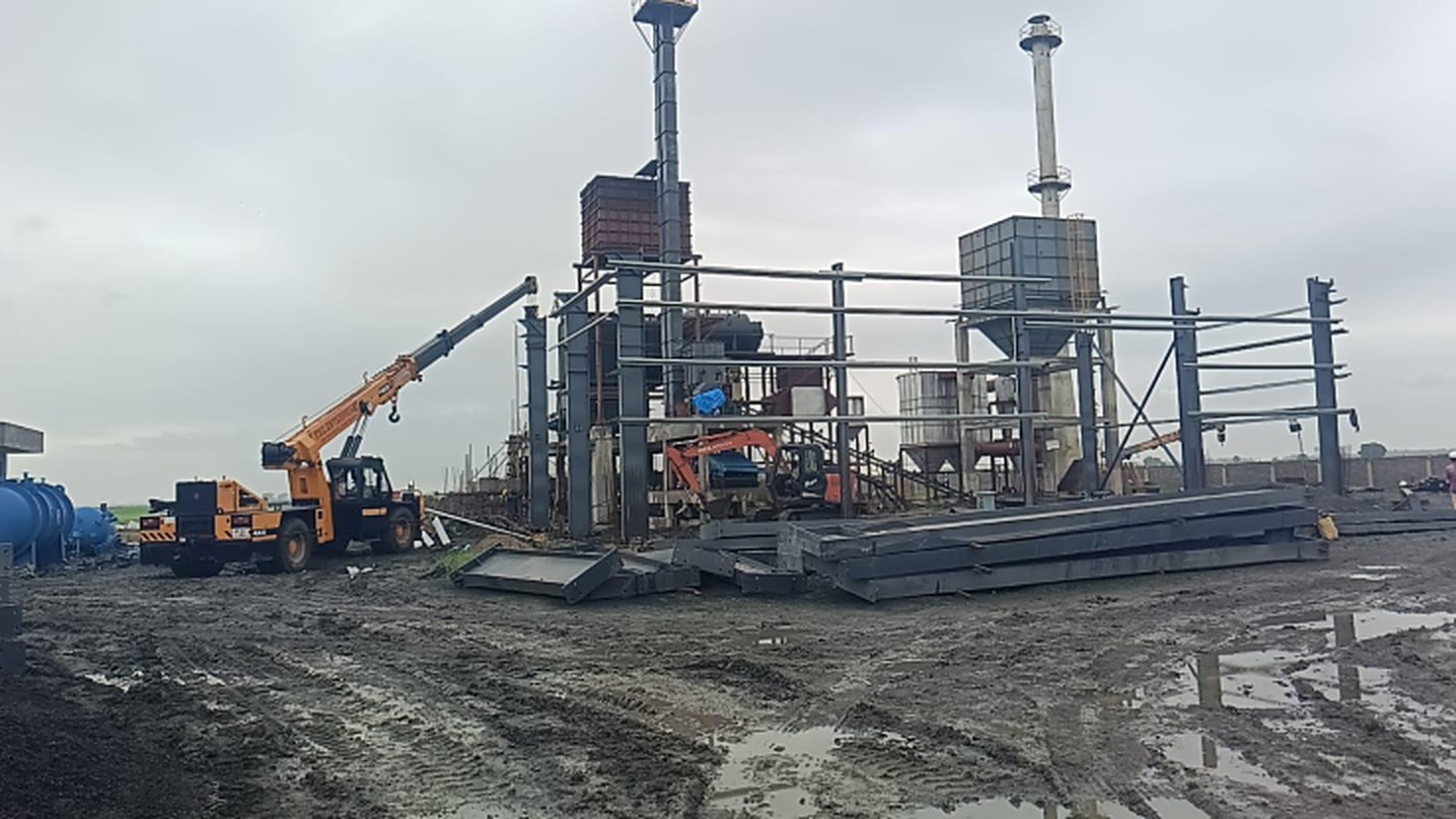 Boiler Erection in Progress