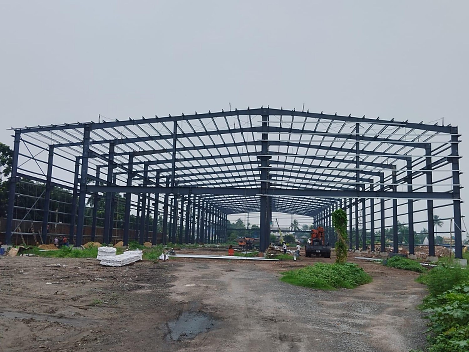 Clear-Span PEB Warehouse Structure